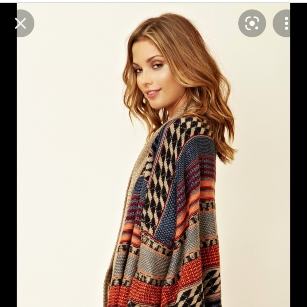BB Dakota Oversized Patterned Sweater​